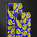 acid smiles yellow blue glass case for samsung galaxy note 10 lite image-2
