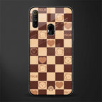 aesthetic bear pattern brown edition glass case for realme narzo 10a image
