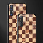 aesthetic bear pattern brown edition glass case for oppo reno 3 pro image-2