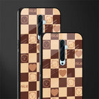 aesthetic bear pattern brown edition glass case for oppo reno 2f image-2