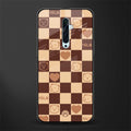 aesthetic bear pattern brown edition glass case for oppo reno 2f image