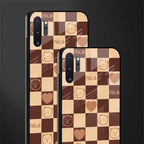 aesthetic bear pattern brown edition glass case for samsung galaxy note 10 plus image-2