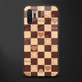 aesthetic bear pattern brown edition glass case for samsung galaxy note 10 plus image