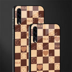 aesthetic bear pattern brown edition glass case for samsung galaxy a70s image-2