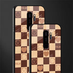 aesthetic bear pattern brown edition glass case for samsung galaxy s9 plus image-2