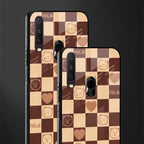 aesthetic bear pattern brown edition glass case for vivo y12 image-2
