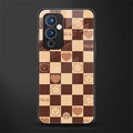 aesthetic bear pattern brown edition back phone cover | glass case for oneplus 9