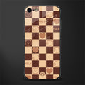 aesthetic bear pattern brown edition glass case for iphone 8 image