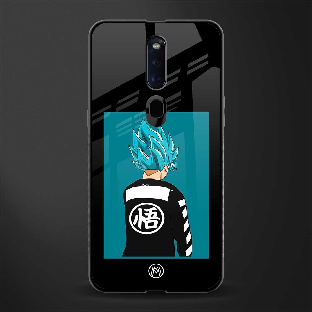 aesthetic goku glass case for oppo f11 pro image
