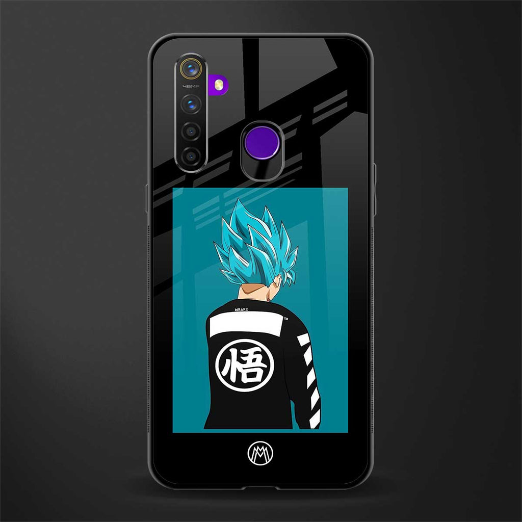 aesthetic goku glass case for realme 5i image