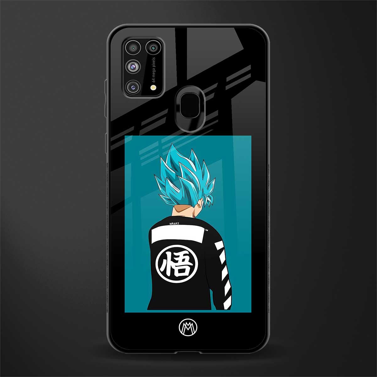 aesthetic goku glass case for samsung galaxy m31 prime edition image