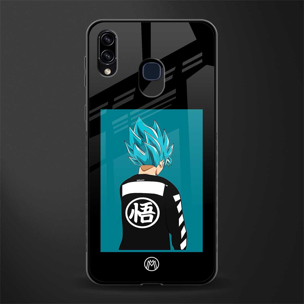 aesthetic goku glass case for samsung galaxy a20 image