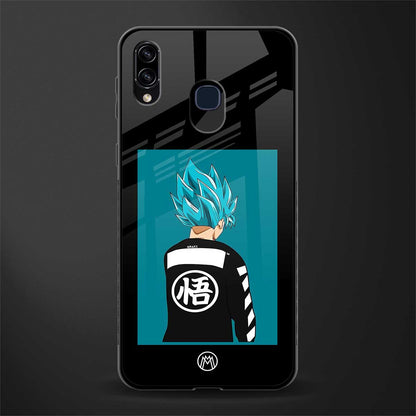 aesthetic goku glass case for samsung galaxy a20 image