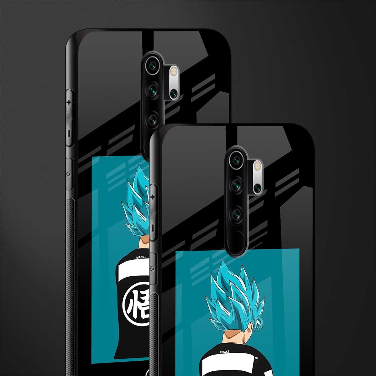 aesthetic goku glass case for redmi note 8 pro image-2