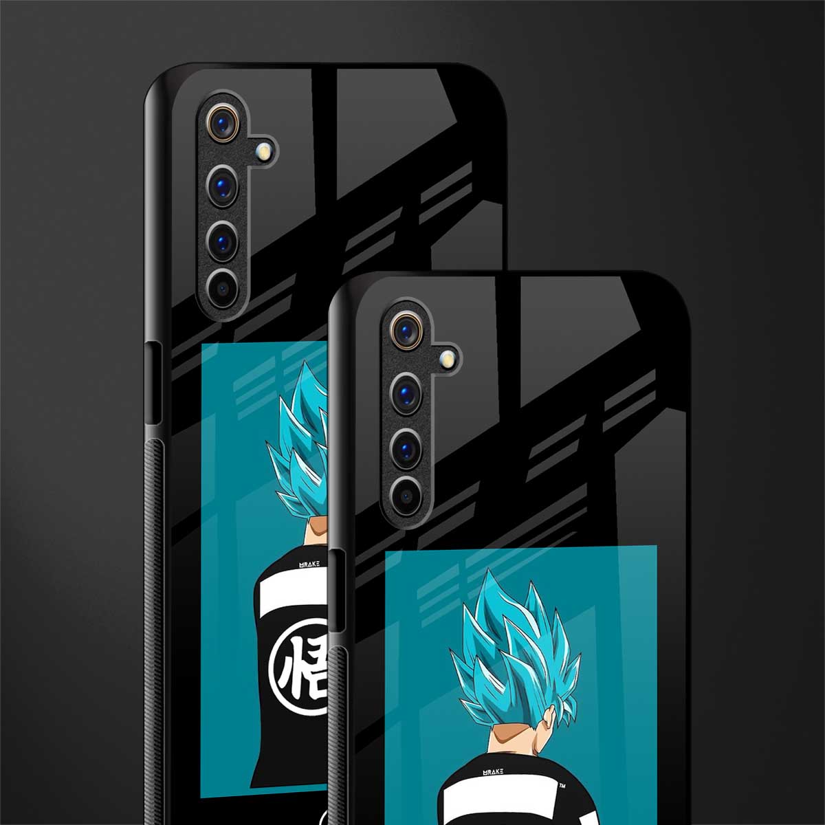 aesthetic goku glass case for realme 6 pro image-2