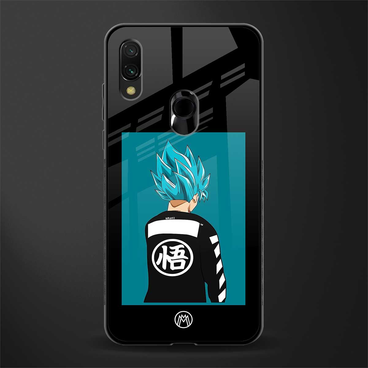 aesthetic goku glass case for redmi 7redmi y3 image