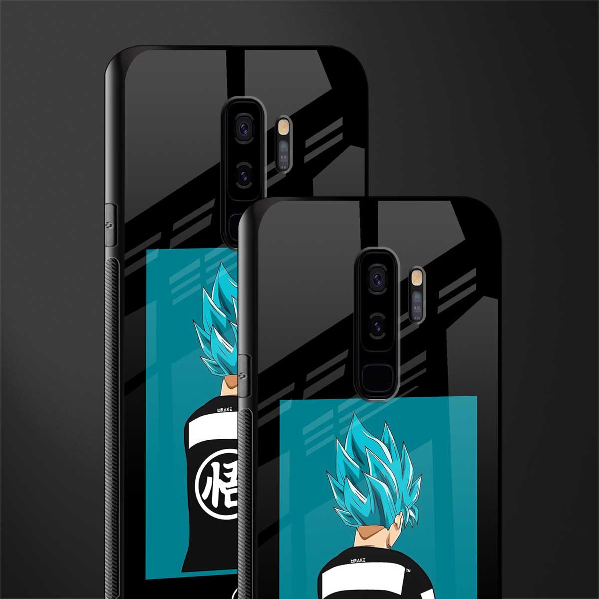 aesthetic goku glass case for samsung galaxy s9 plus image-2