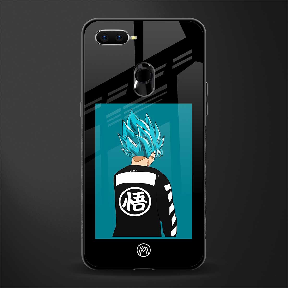 aesthetic goku glass case for oppo a12 image