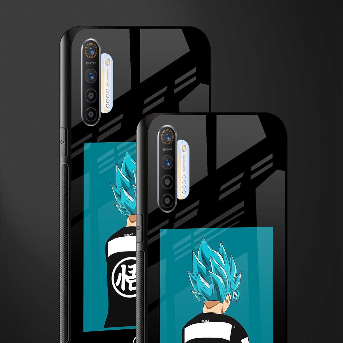 aesthetic goku glass case for realme x2 image-2