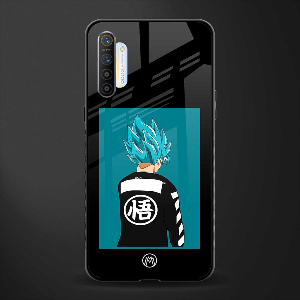 aesthetic goku glass case for realme xt image