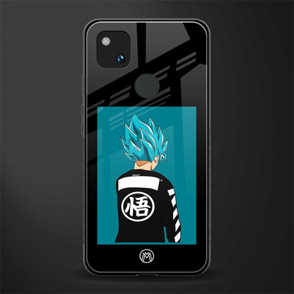 aesthetic goku back phone cover | glass case for google pixel 4a 4g