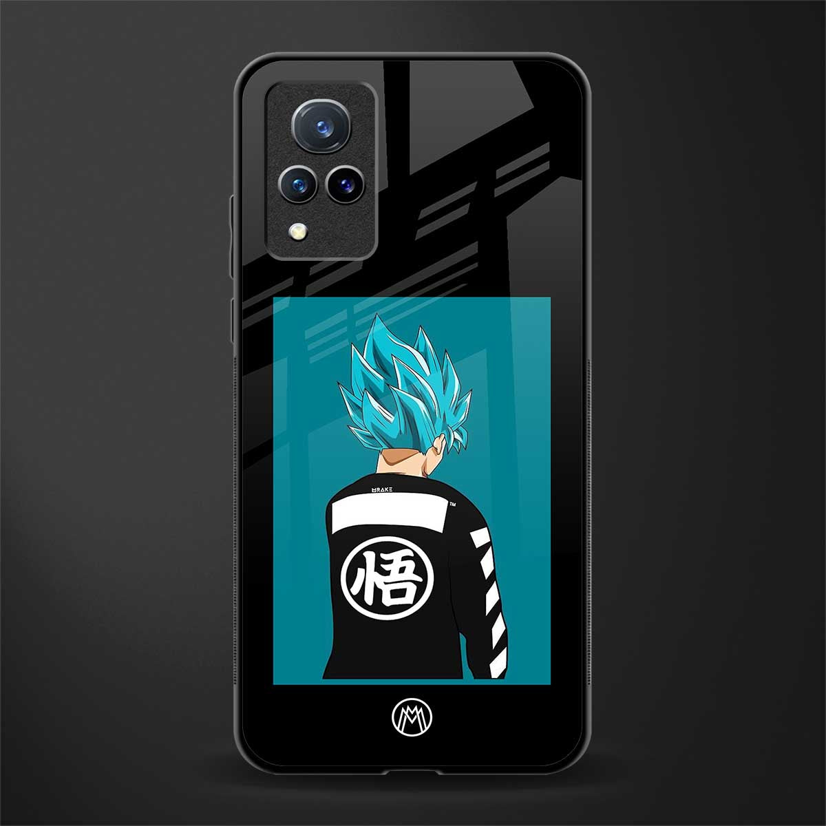 aesthetic goku glass case for vivo v21 5g image