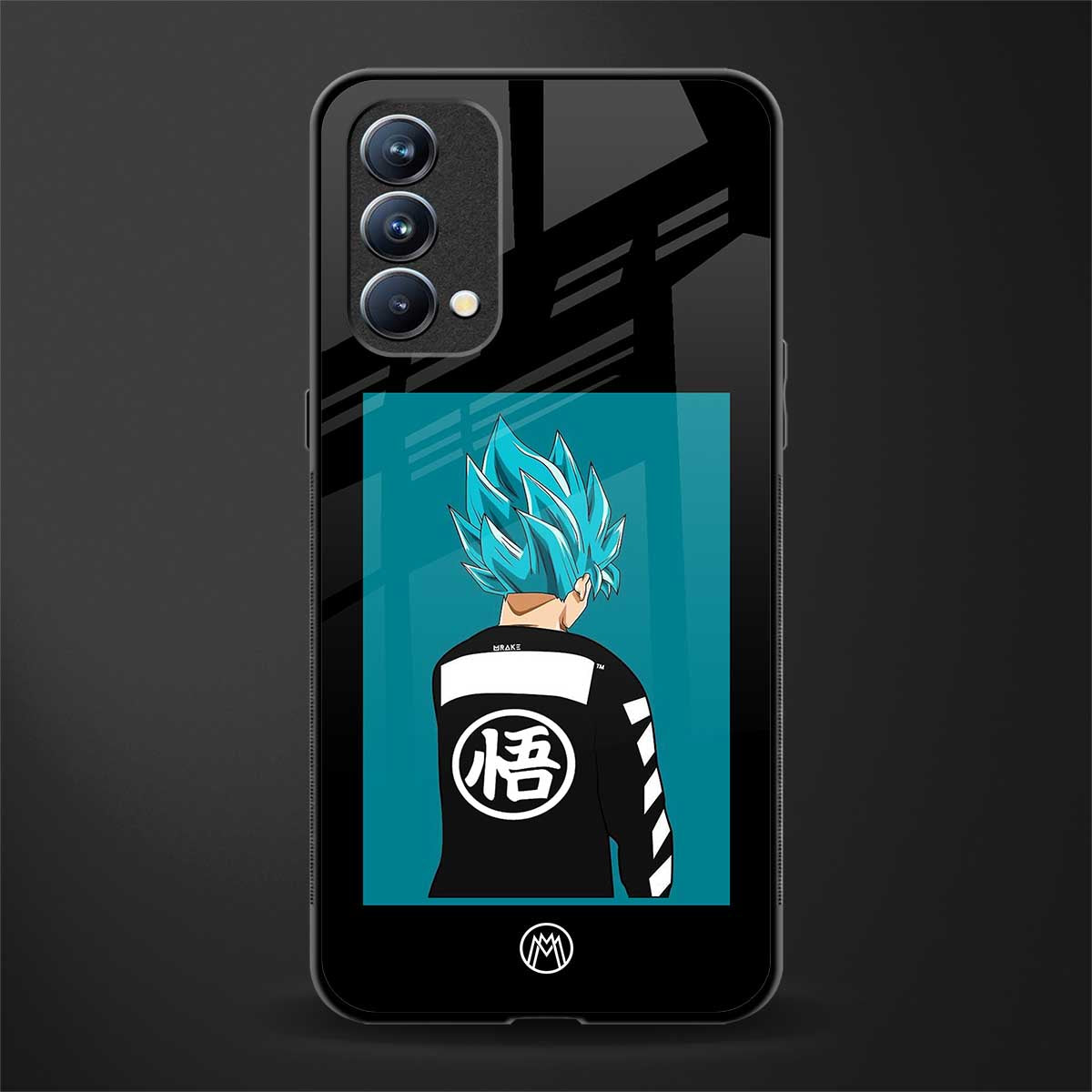 aesthetic goku glass case for oppo f19 image