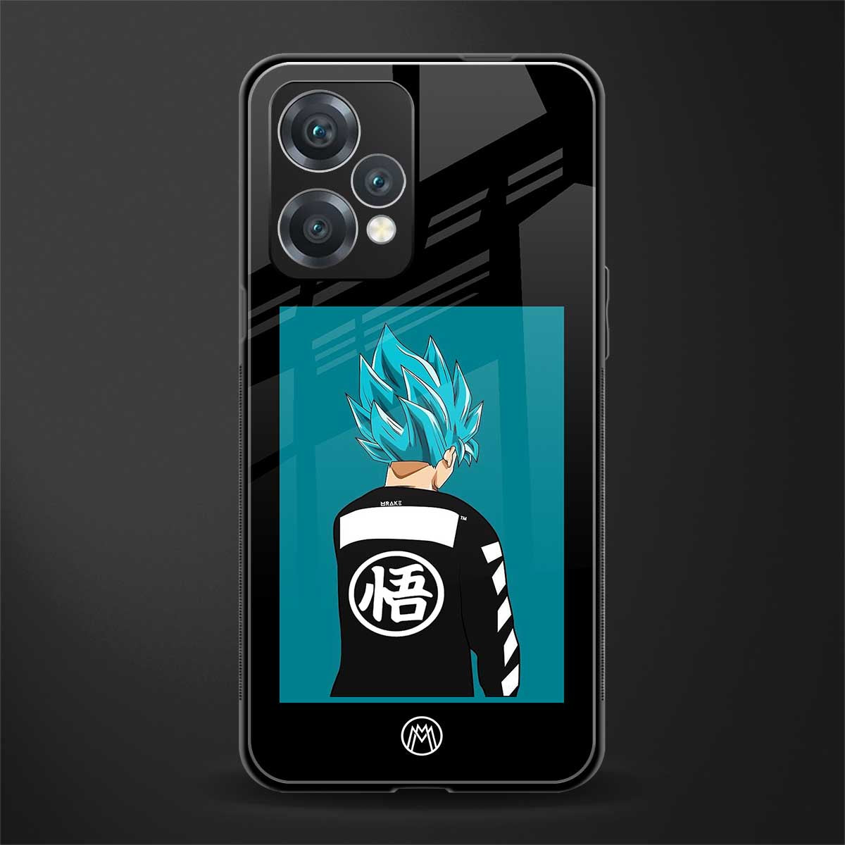 aesthetic goku back phone cover | glass case for realme 9 pro 5g