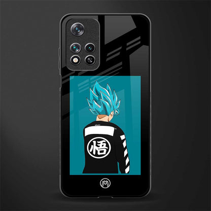 aesthetic goku glass case for poco m4 pro 5g image