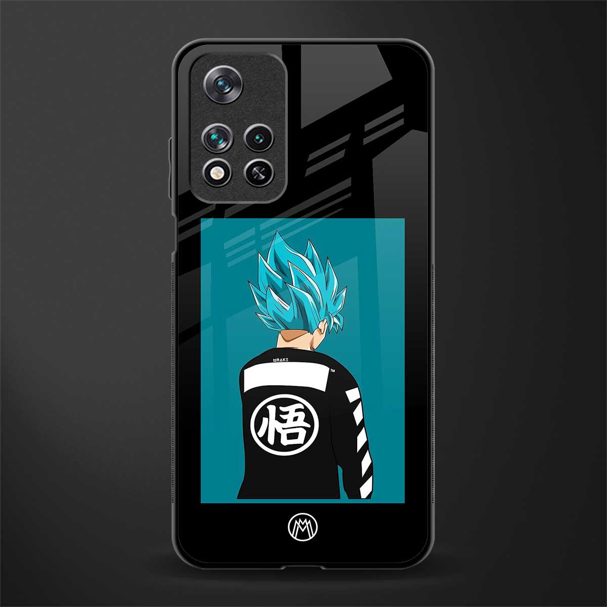 aesthetic goku glass case for xiaomi 11i 5g image