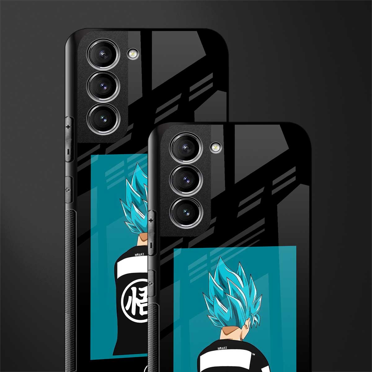 aesthetic goku glass case for samsung galaxy s21 plus image-2