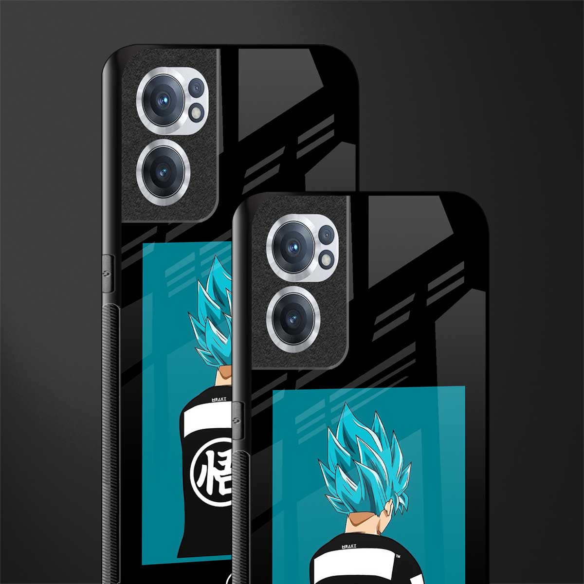 aesthetic goku glass case for oneplus nord ce 2 5g image-2