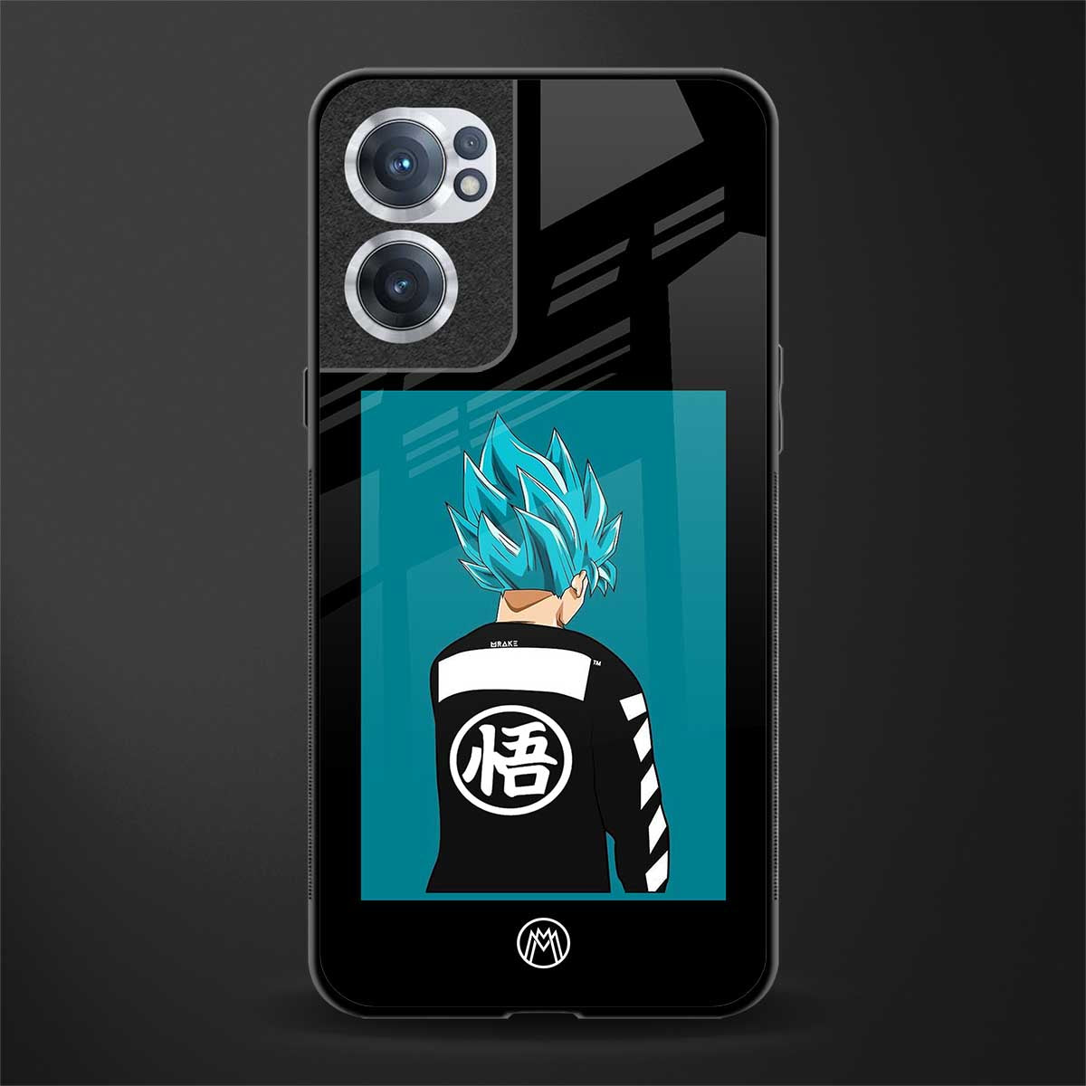 aesthetic goku glass case for oneplus nord ce 2 5g image