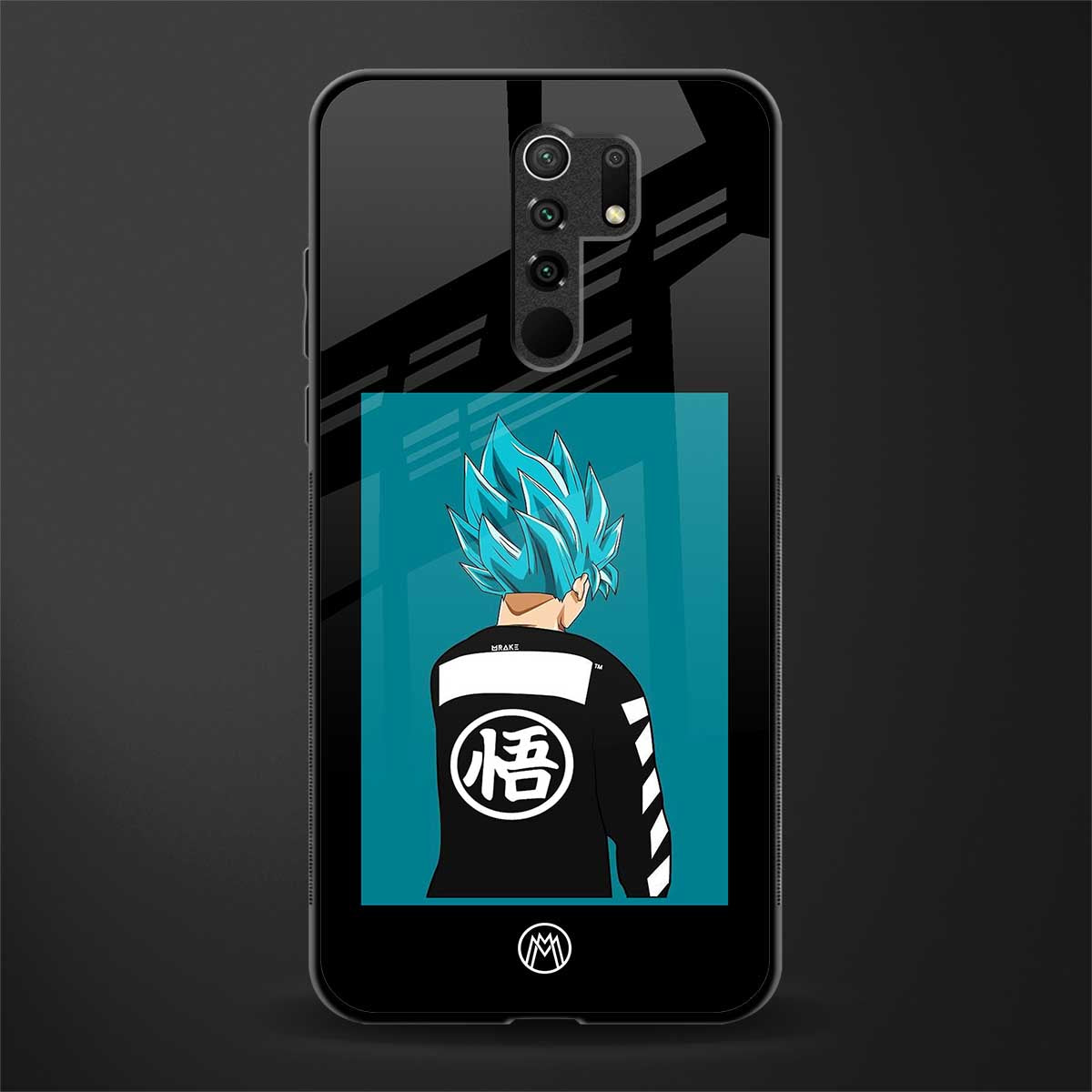 aesthetic goku glass case for poco m2 reloaded image