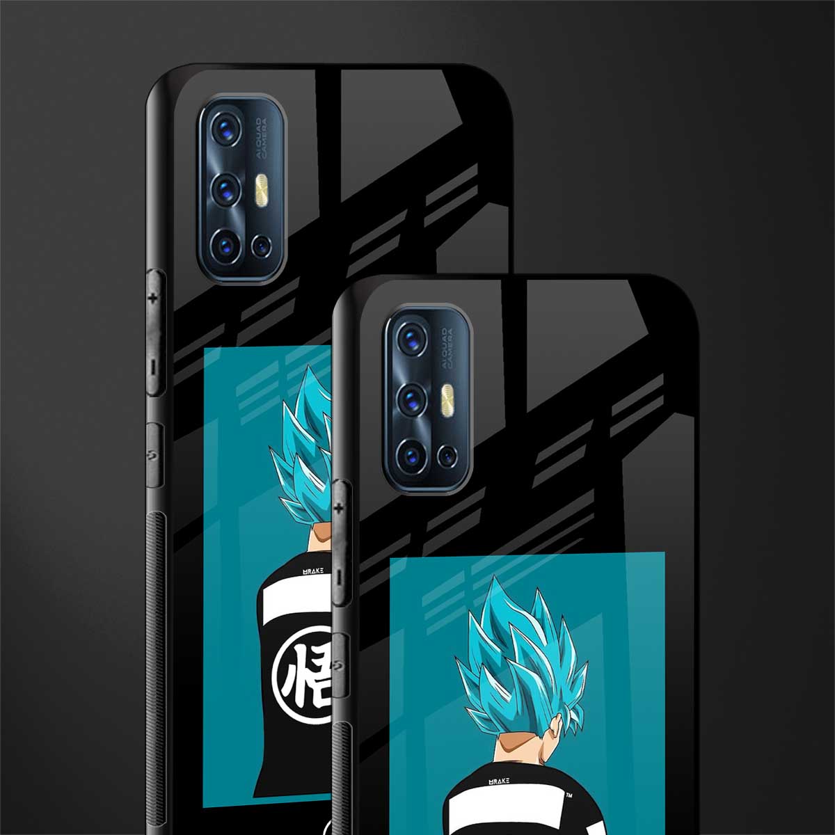 aesthetic goku glass case for vivo v17 image-2