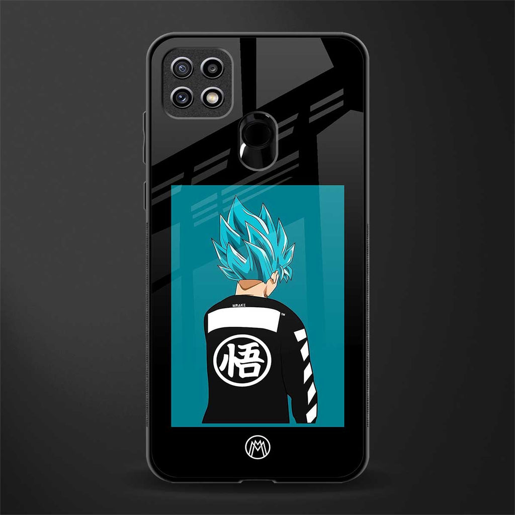 aesthetic goku glass case for oppo a15 image