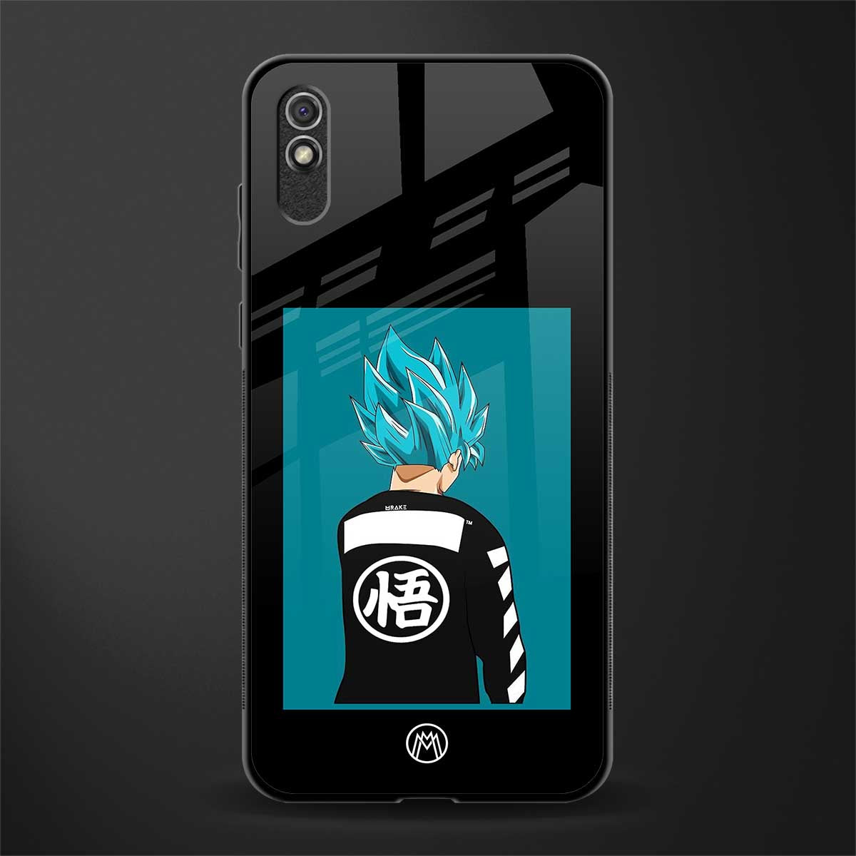 aesthetic goku glass case for redmi 9a sport image