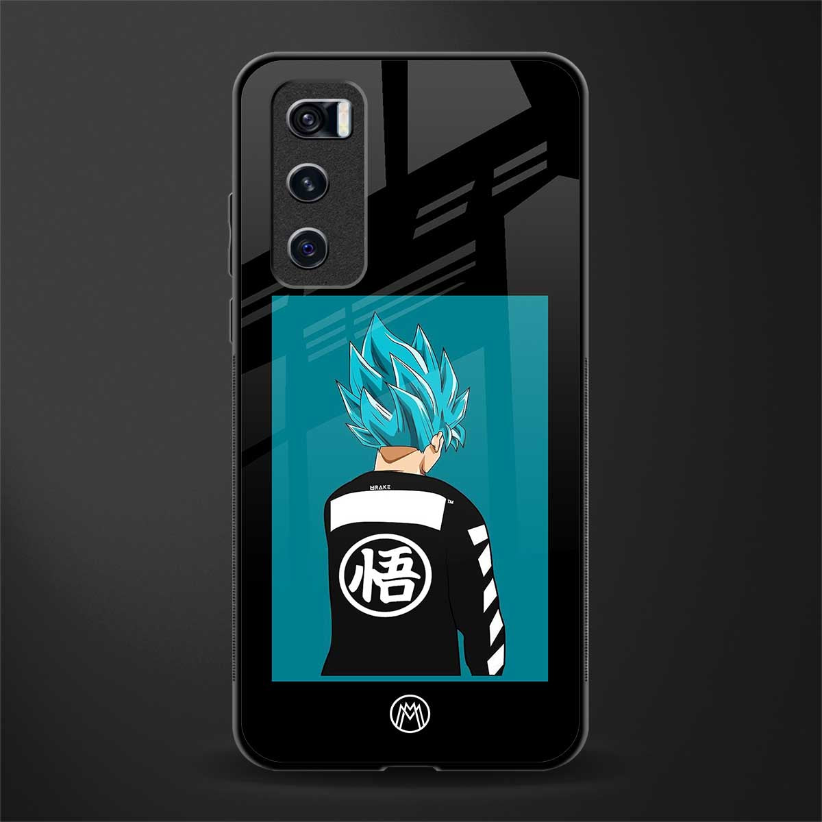 aesthetic goku glass case for vivo v20 se image