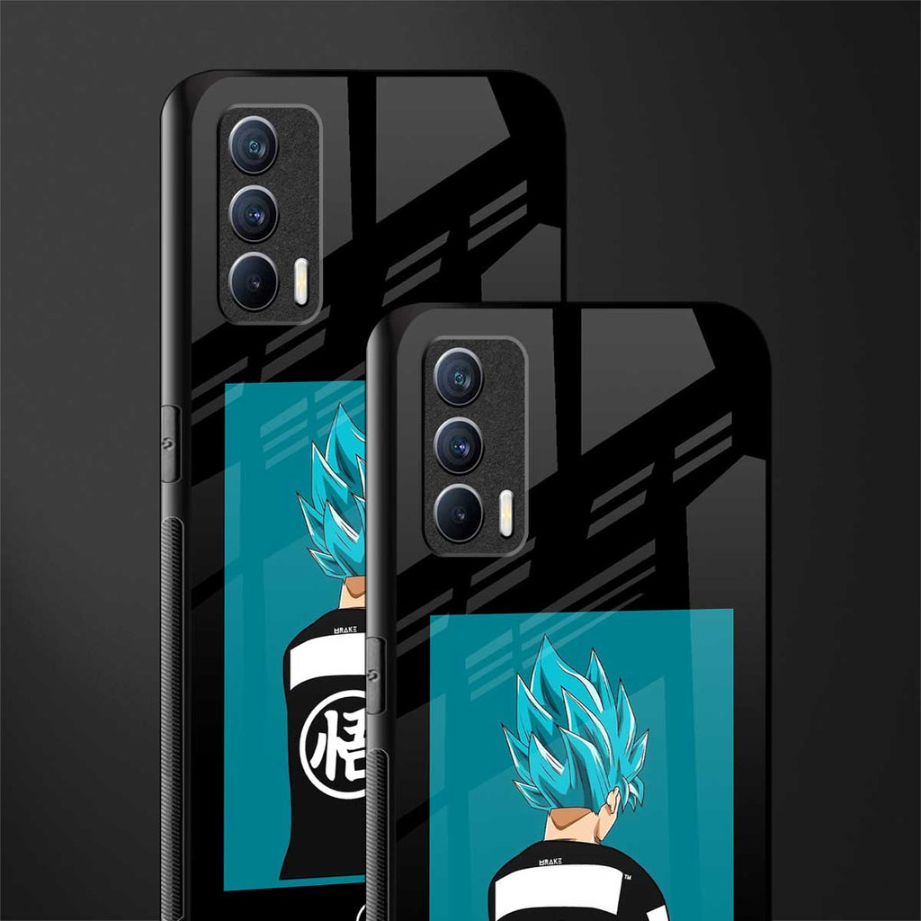 aesthetic goku glass case for realme x7 image-2