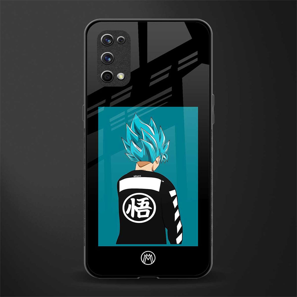 aesthetic goku glass case for realme x7 pro image