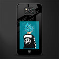 aesthetic goku glass case for poco x3 image