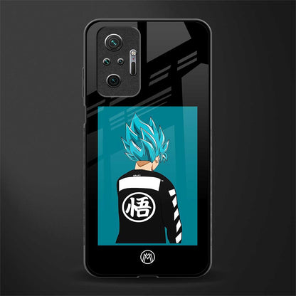 aesthetic goku glass case for redmi note 10 pro image