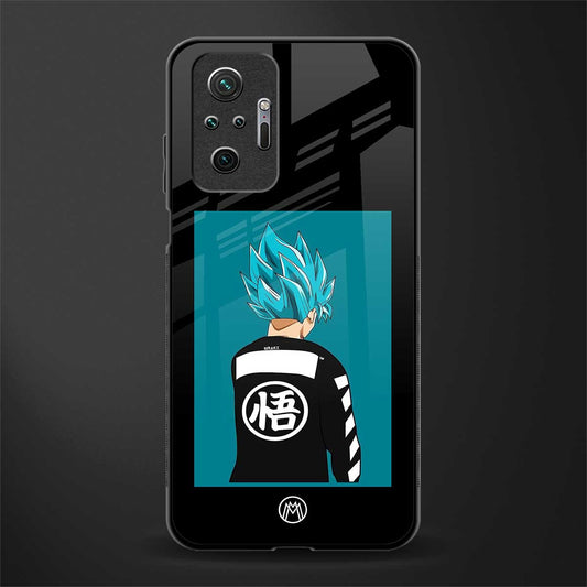aesthetic goku glass case for redmi note 10 pro image