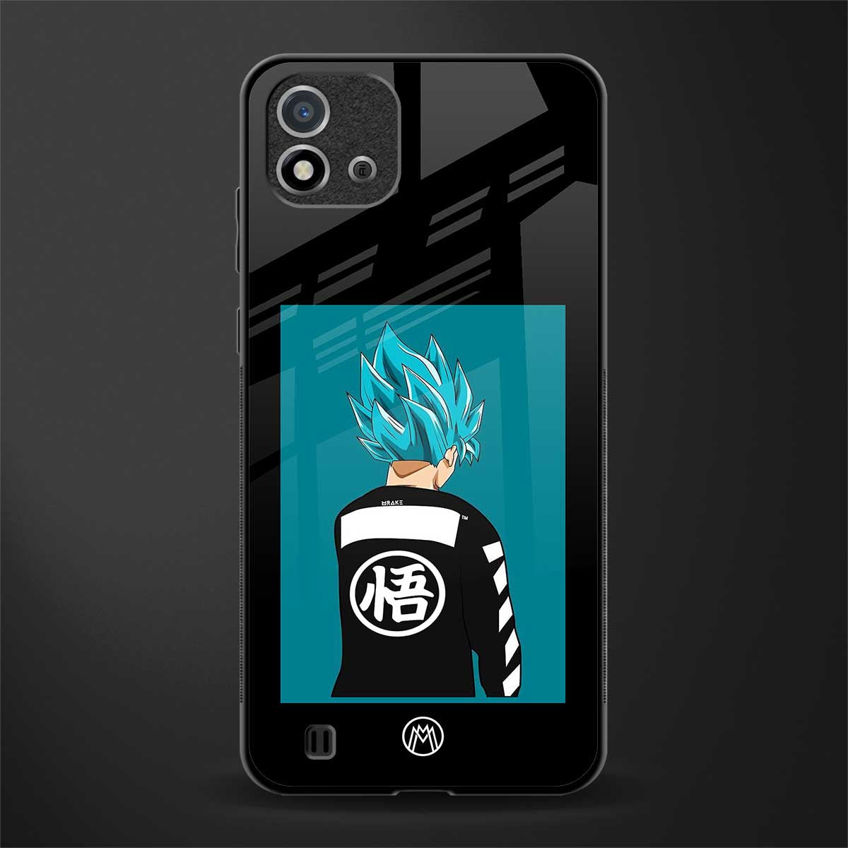 aesthetic goku glass case for realme c20 image