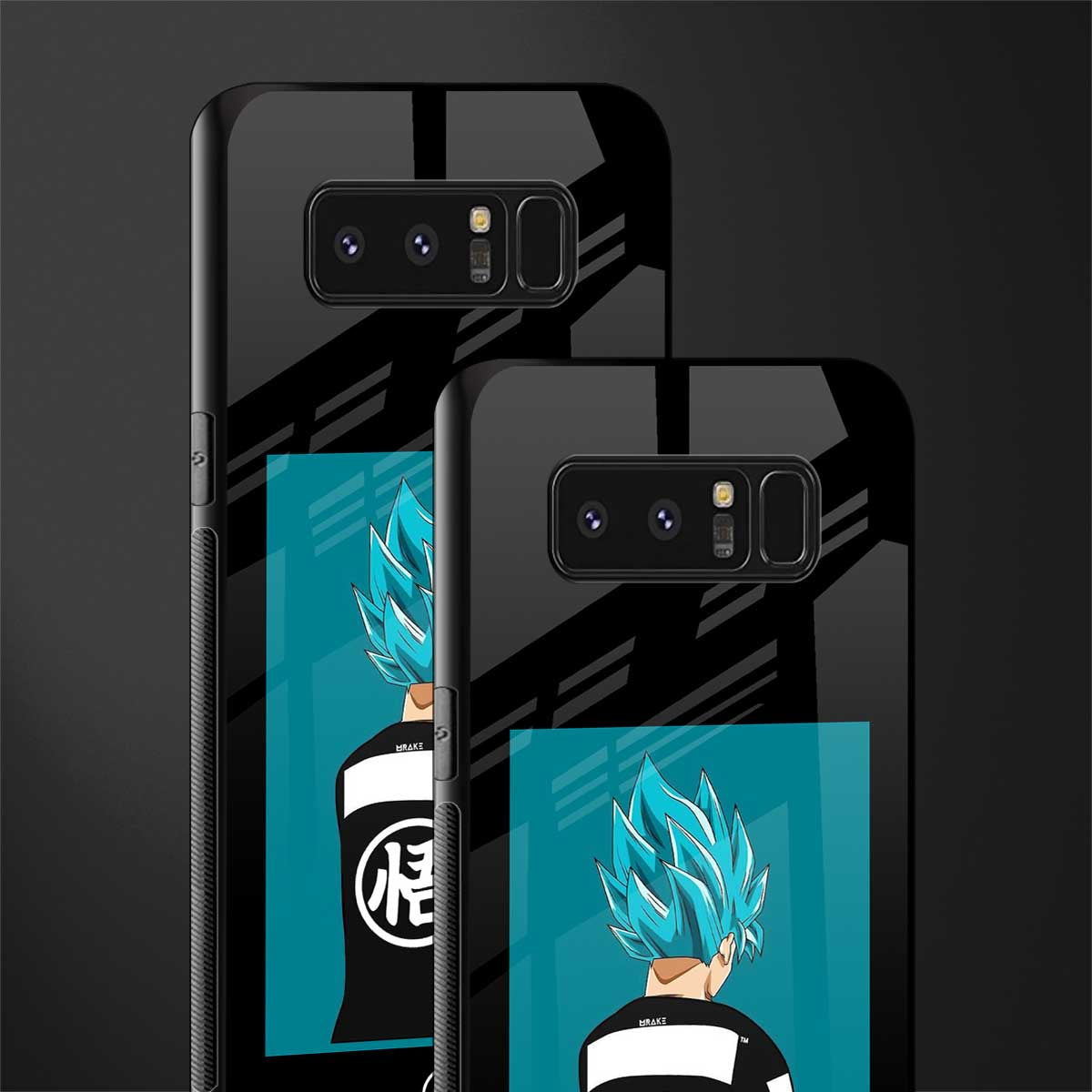 aesthetic goku glass case for samsung galaxy note 8 image-2