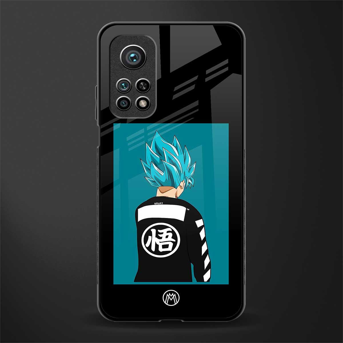 aesthetic goku glass case for mi 10t pro image