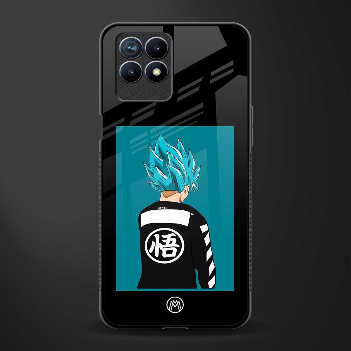 aesthetic goku glass case for realme narzo 50 image