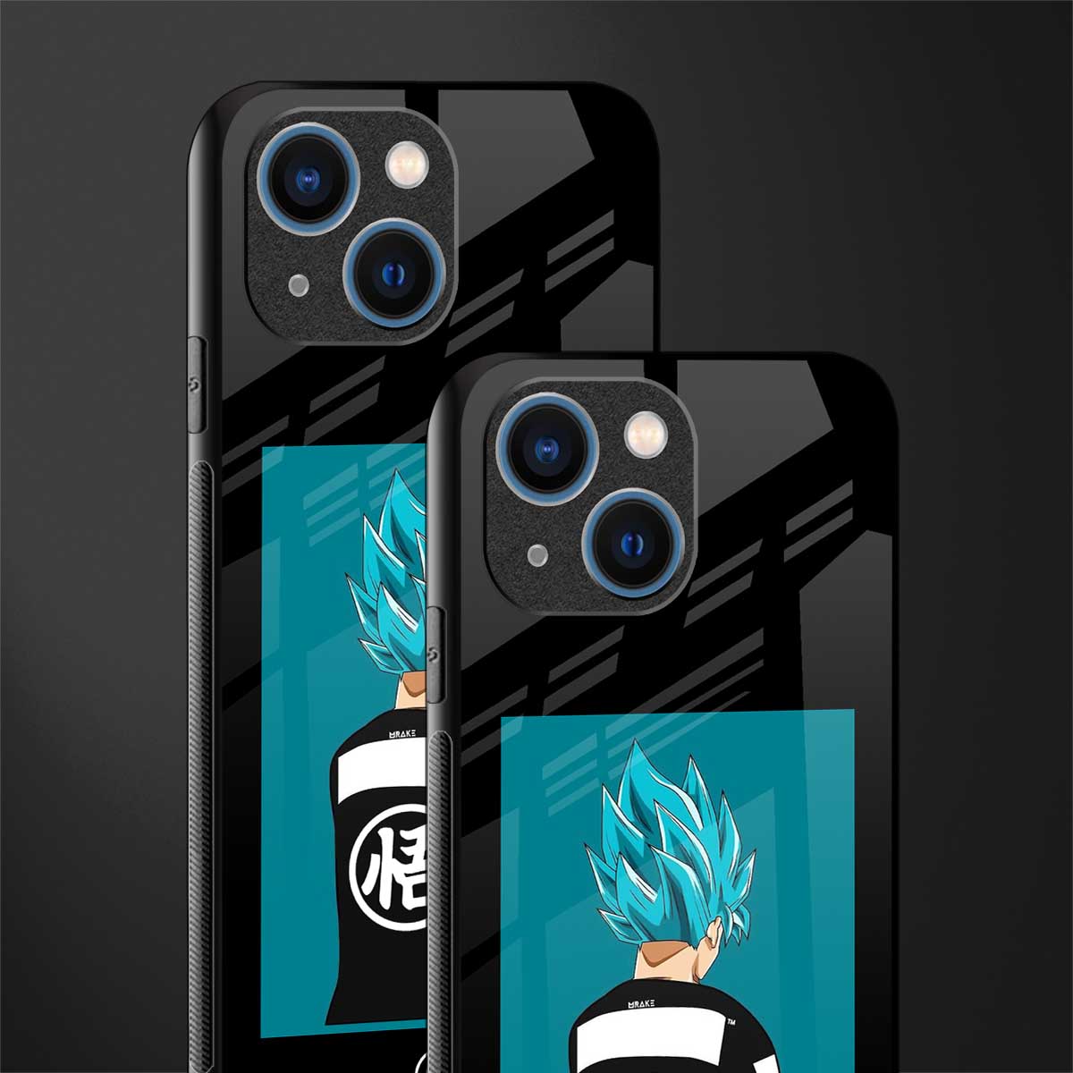 aesthetic goku glass case for iphone 13 mini image-2