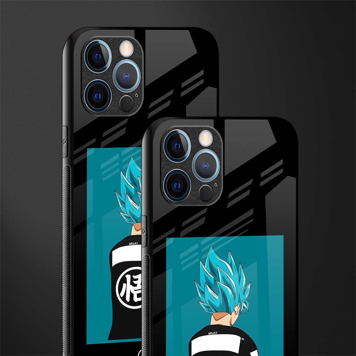 aesthetic goku glass case for iphone 12 pro max image-2