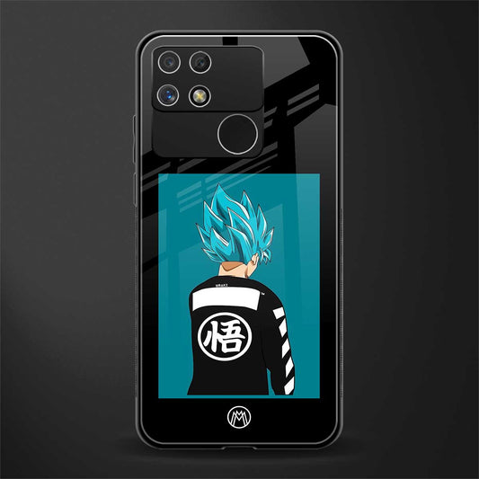 aesthetic goku back phone cover | glass case for realme narzo 50a